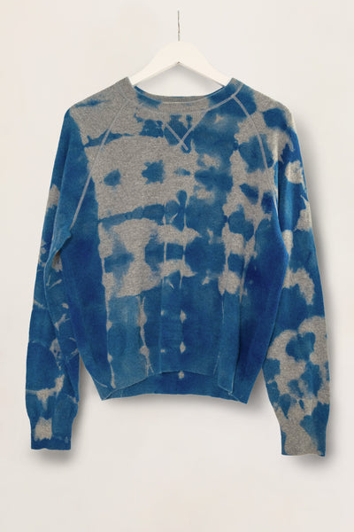 Load image into Gallery viewer, shibori indigo grey
